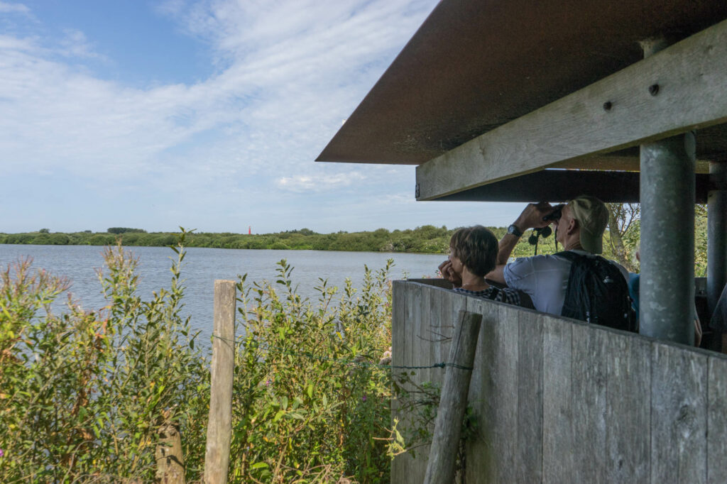 vogel uitkijk hut