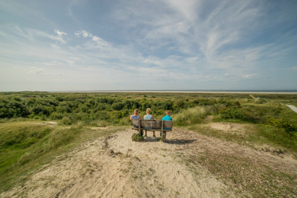 uitzicht over de duinen